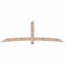 Ekena Millwork Bellingham Smooth Timber Gable Bracket, Douglas Fir, 108"W x 36"H x 3 1/2"D x 5 1/2"F, 8/12 Pitch GBW108X36X0406BEL00SDF - alternate 1